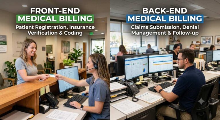 Front End vs Back End Medical Billing