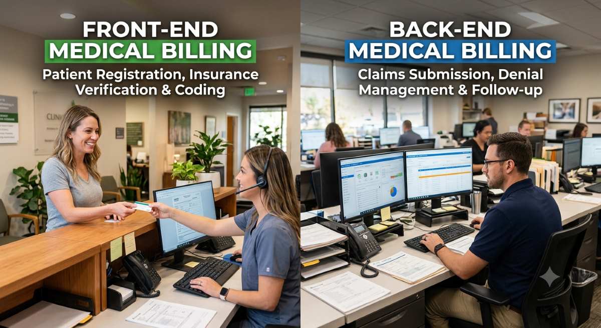 Front End vs Back End Medical Billing